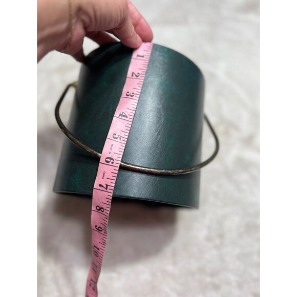 Elegance Kraftware Ice Bucket With Gold Handle & Lid - Picture 5 of 7